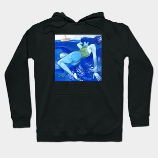 Ulysses and the mermaid Hoodie